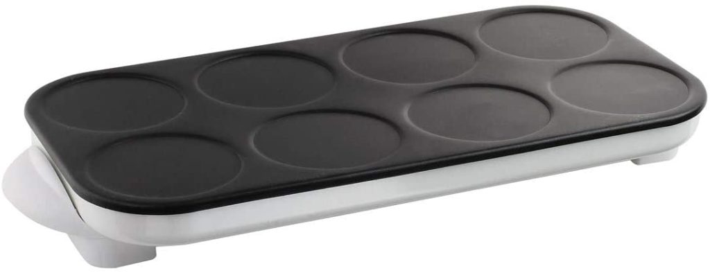 Appareil à crêpes Carrefour Home HCP08-25, 8 empreintes, 1500W à 19,99€ chez Carrefour
