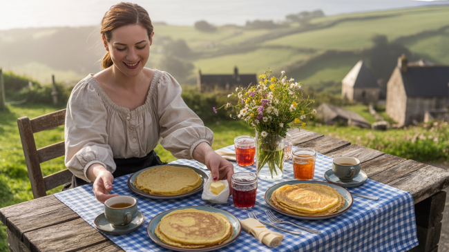 crêpe de farine de maïs