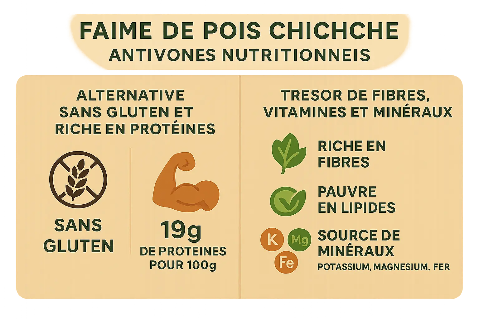 Crêpes sucrées à la farine de pois chiche
