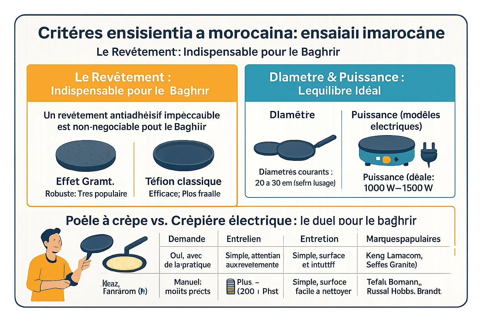 <strong>Crêpière traditionnelle pour baghrir</strong>