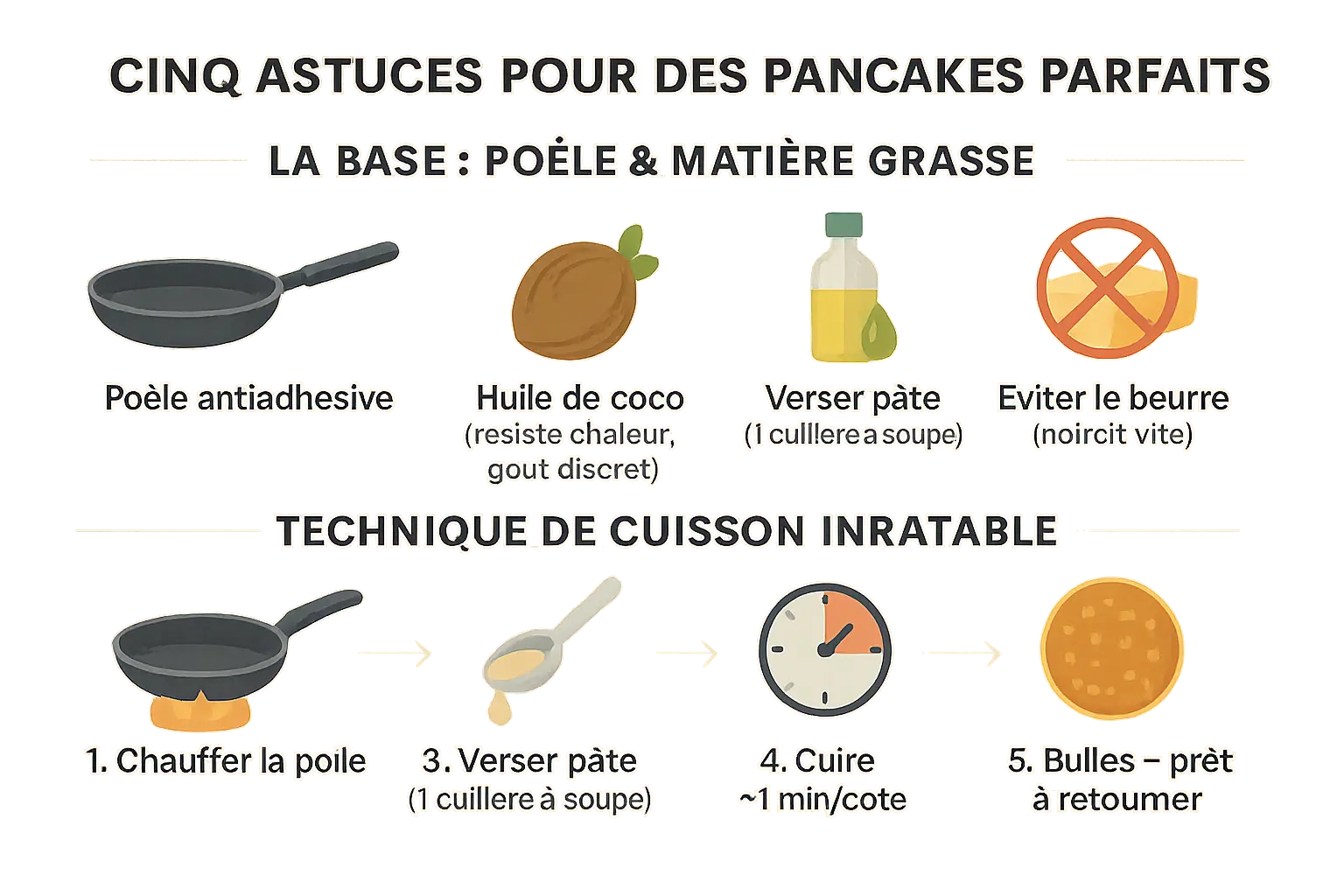 Pancakes protéinés aux flocons d'avoine dorés sur une poêle