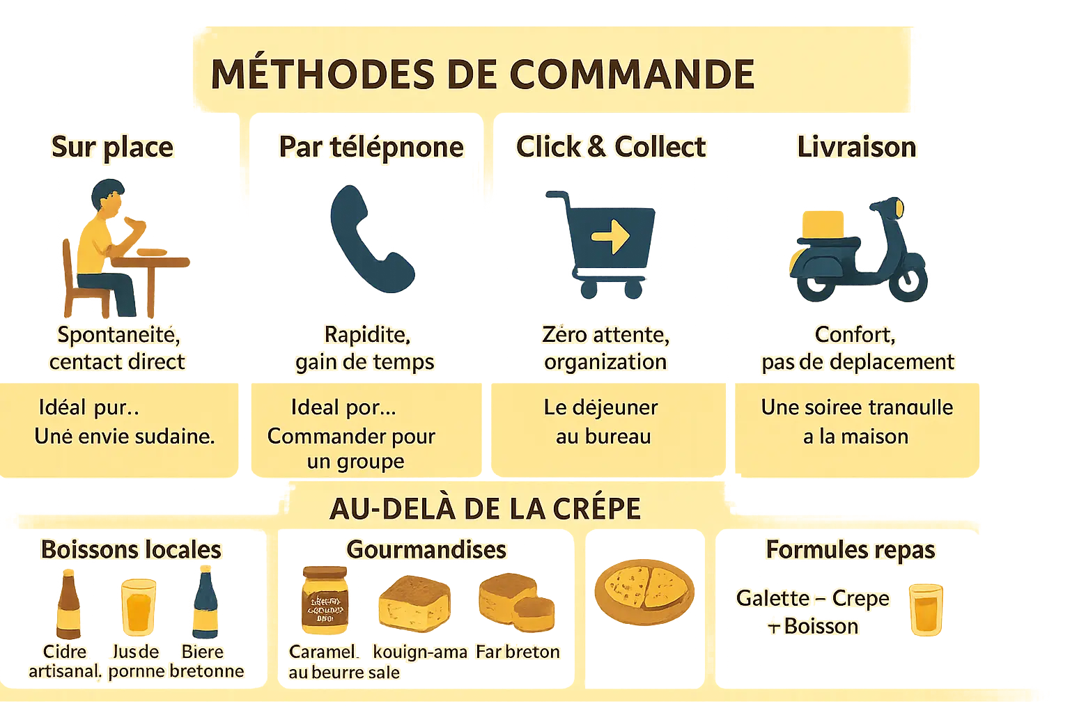 Crêpes à emporter en Bretagne