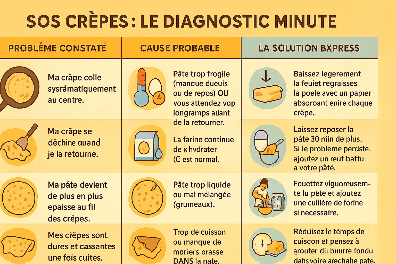Crêpes parfaites ou ratées