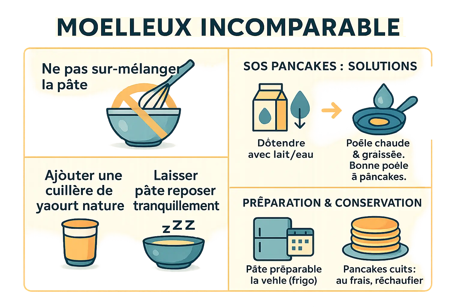 Astuces pour pancakes réussis