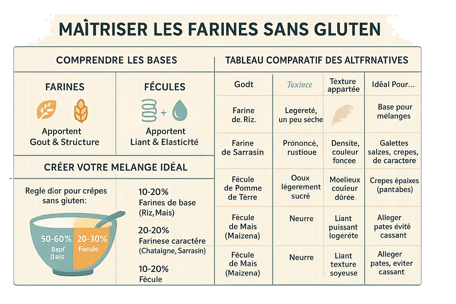 Crêpes dorées sur une crêpière bretonne