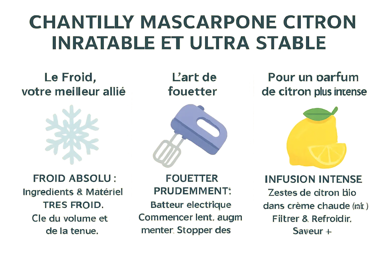 <strong>Chantilly mascarpone citron parfaite</strong>