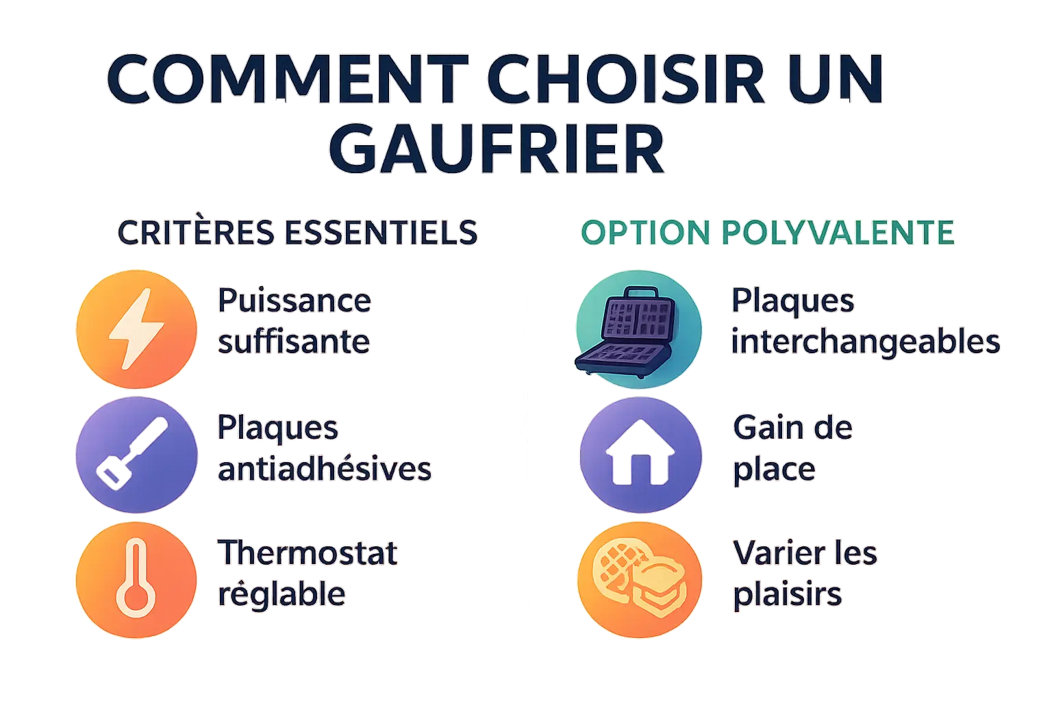Choisir le bon gaufrier pour vos recettes de 2026
