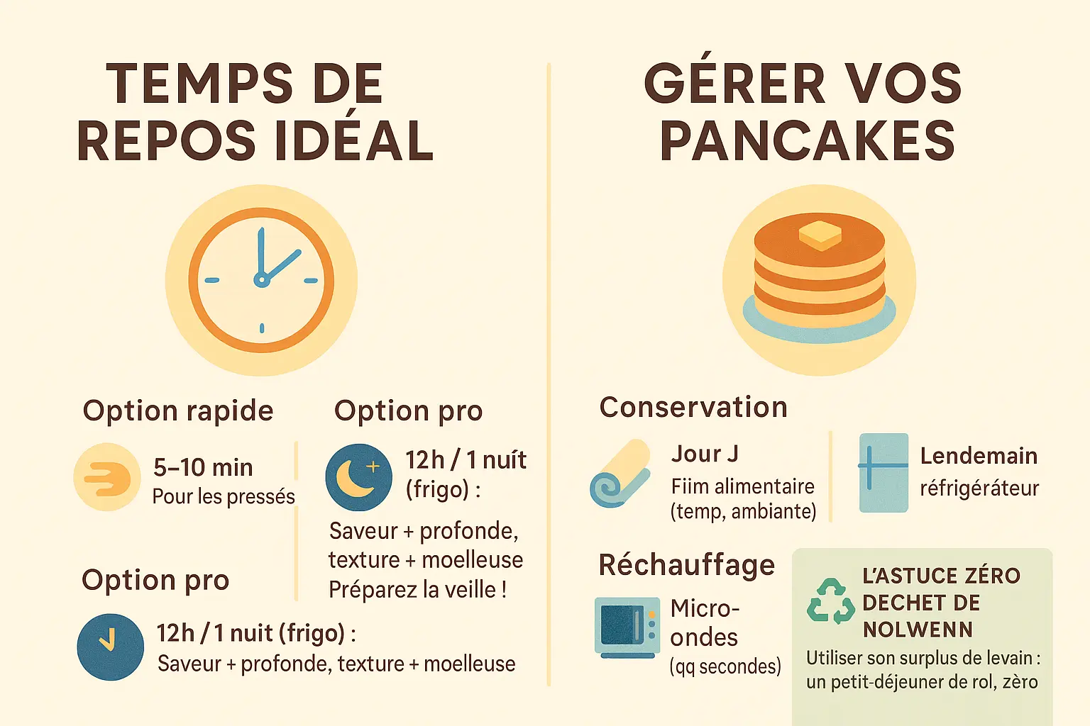 Conseils pour des pancakes parfaits