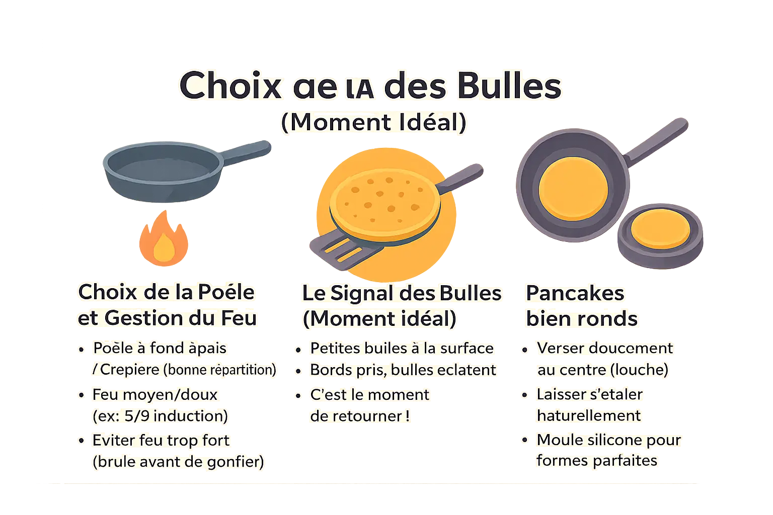 Conseils pour des pancakes parfaits