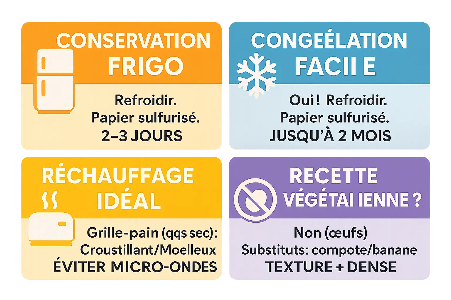Comment conserver et réchauffer les pancakes moelleux sans lait