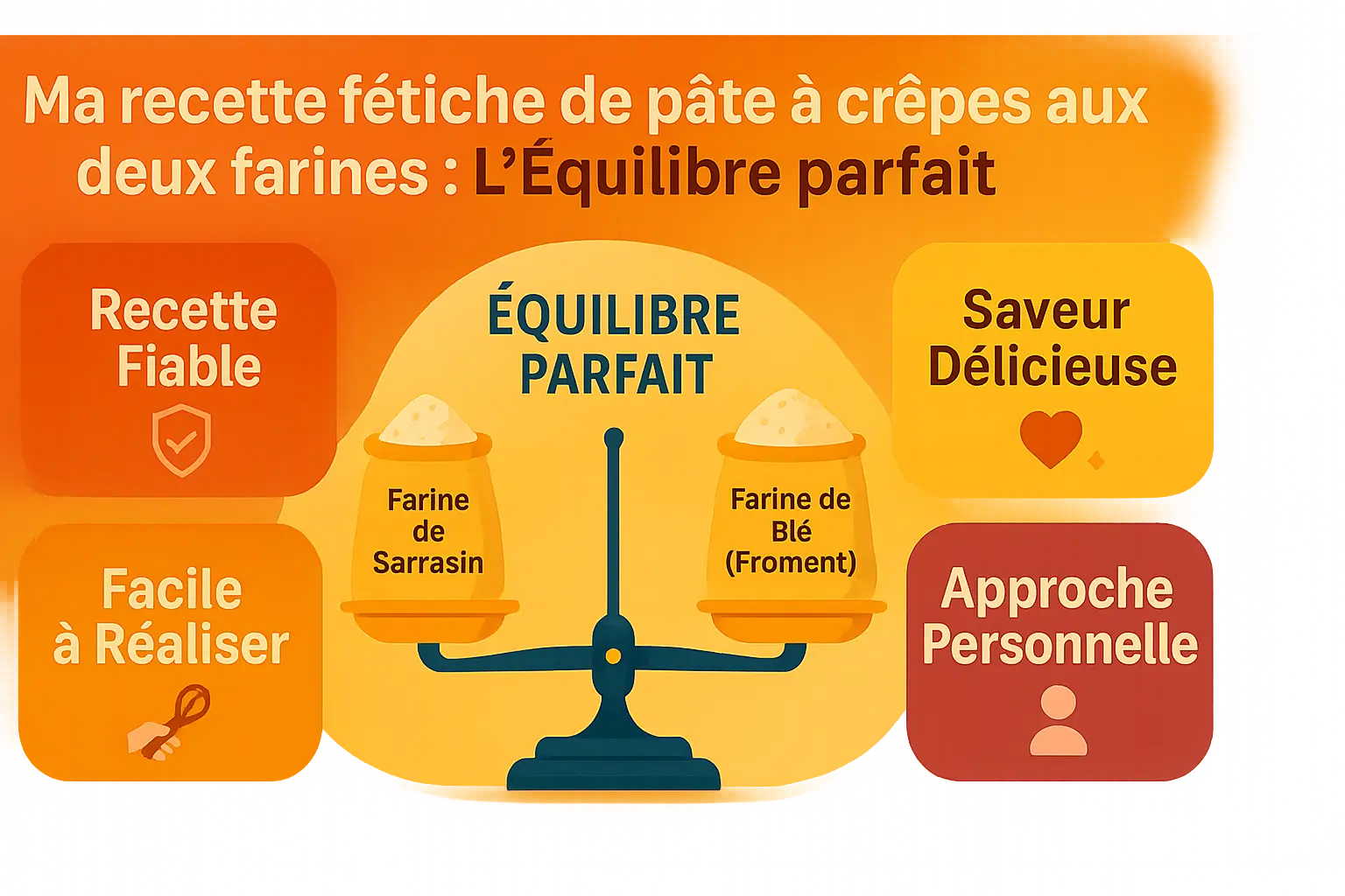 Crêpes dorées sur une poêle