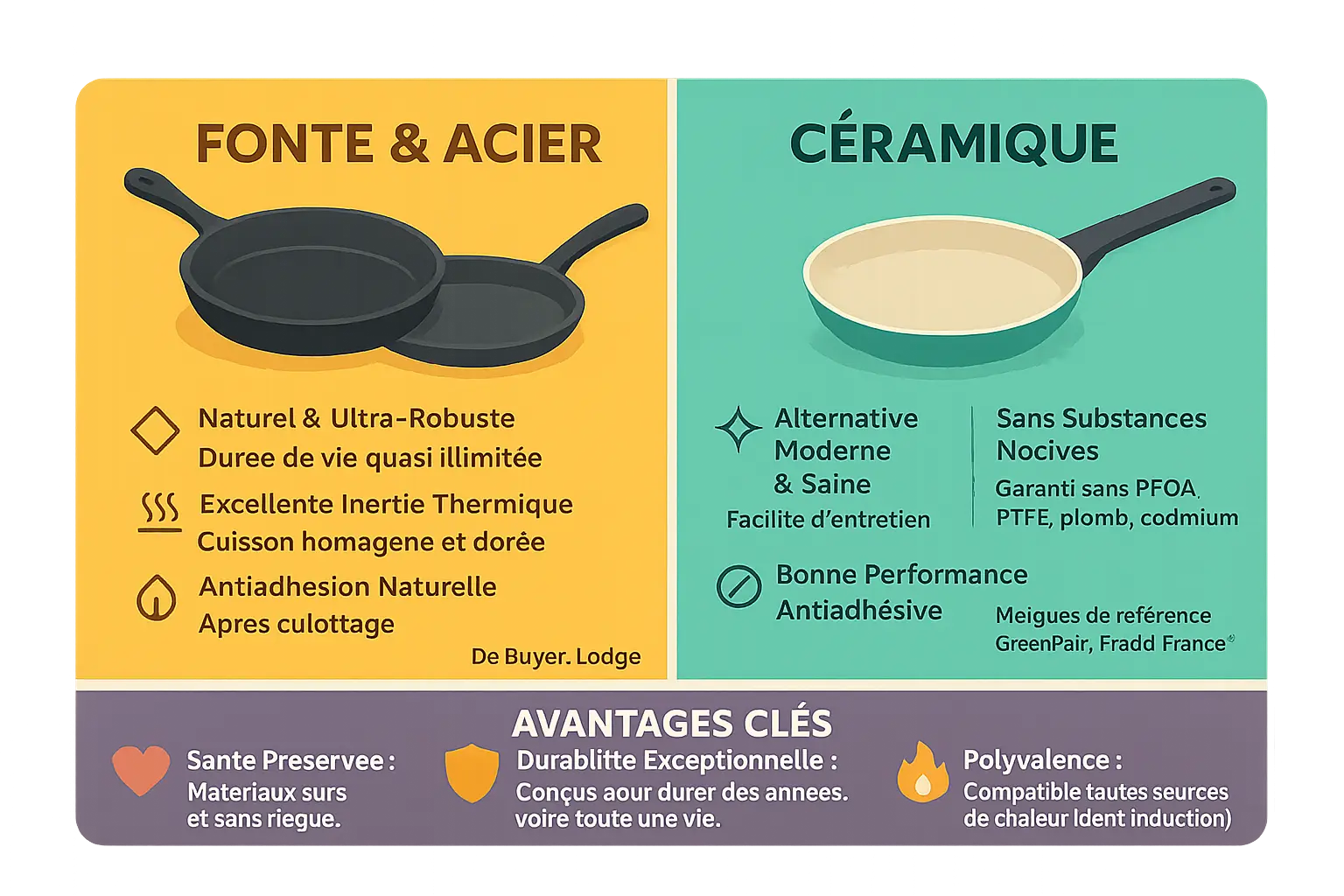 Crêpière en céramique de qualité supérieure