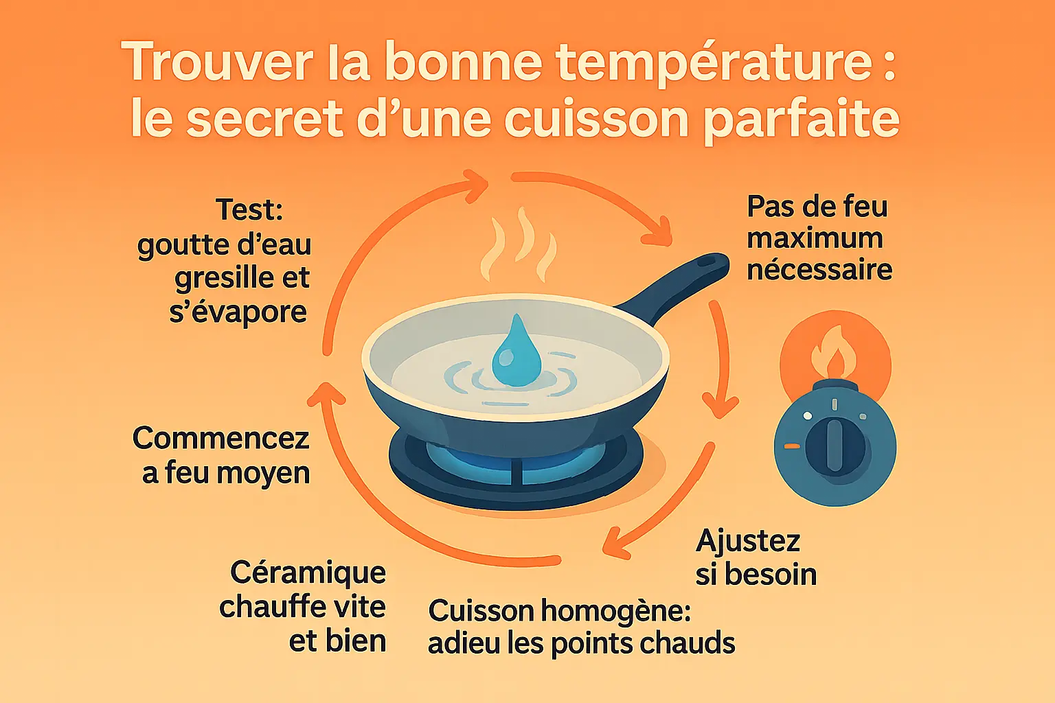 Crêpière en céramique sur feu d'induction