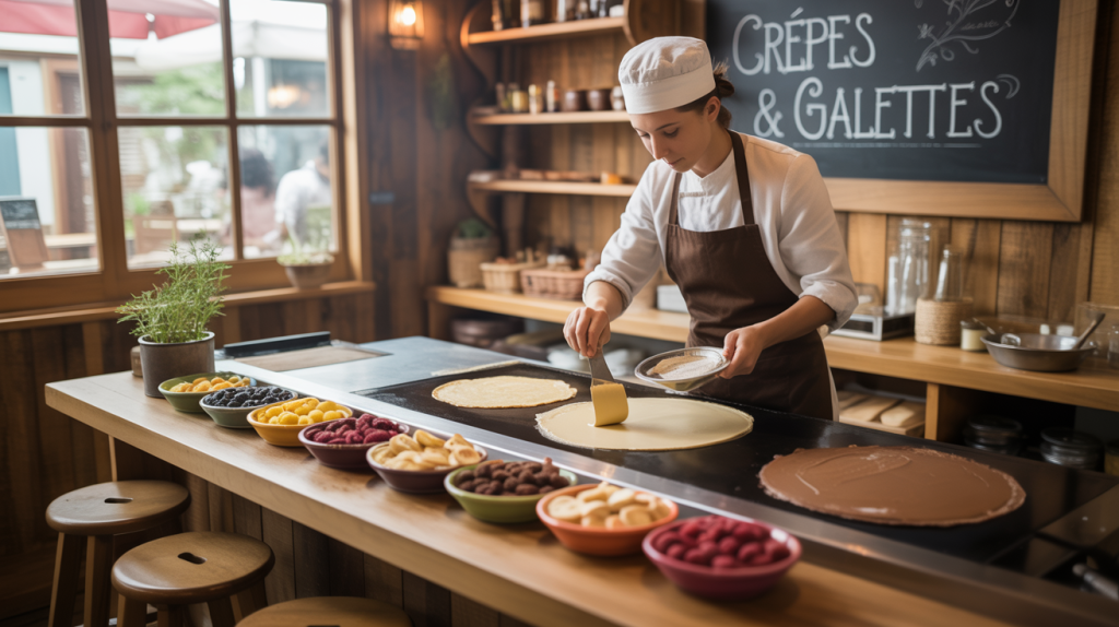 Crêperie bio avec ambiance écologique et produits locaux