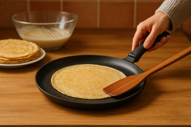 Crêpière sans pfoa et sans ptfe