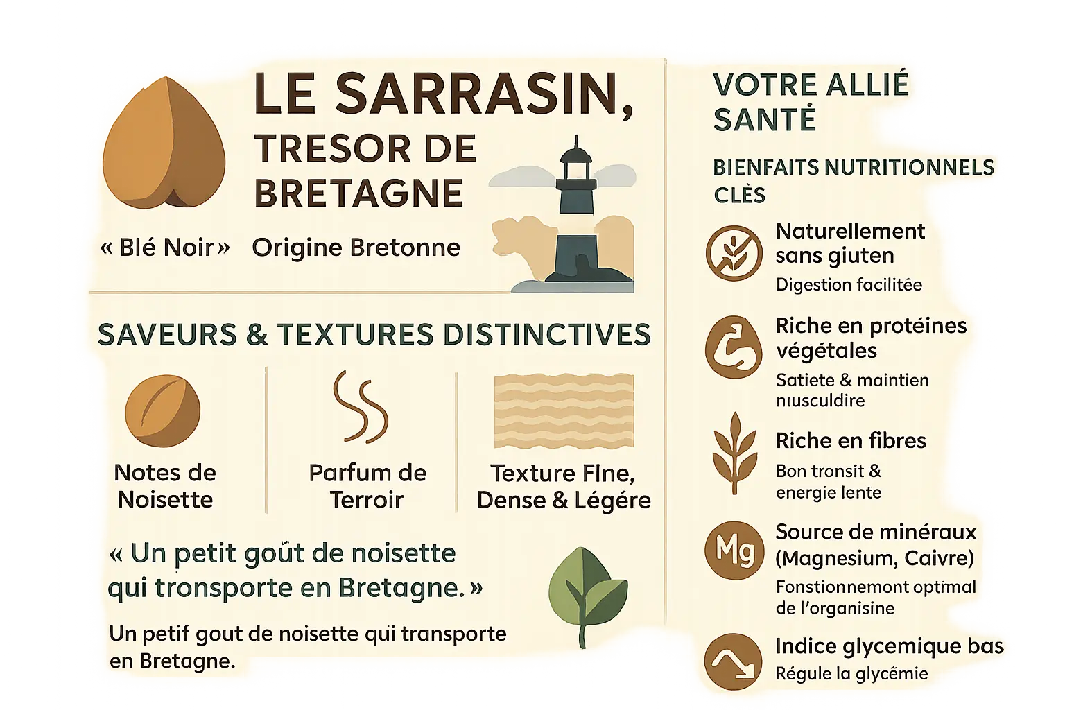 Crêpes de sarrasin traditionnelles sur une assiette bretonne