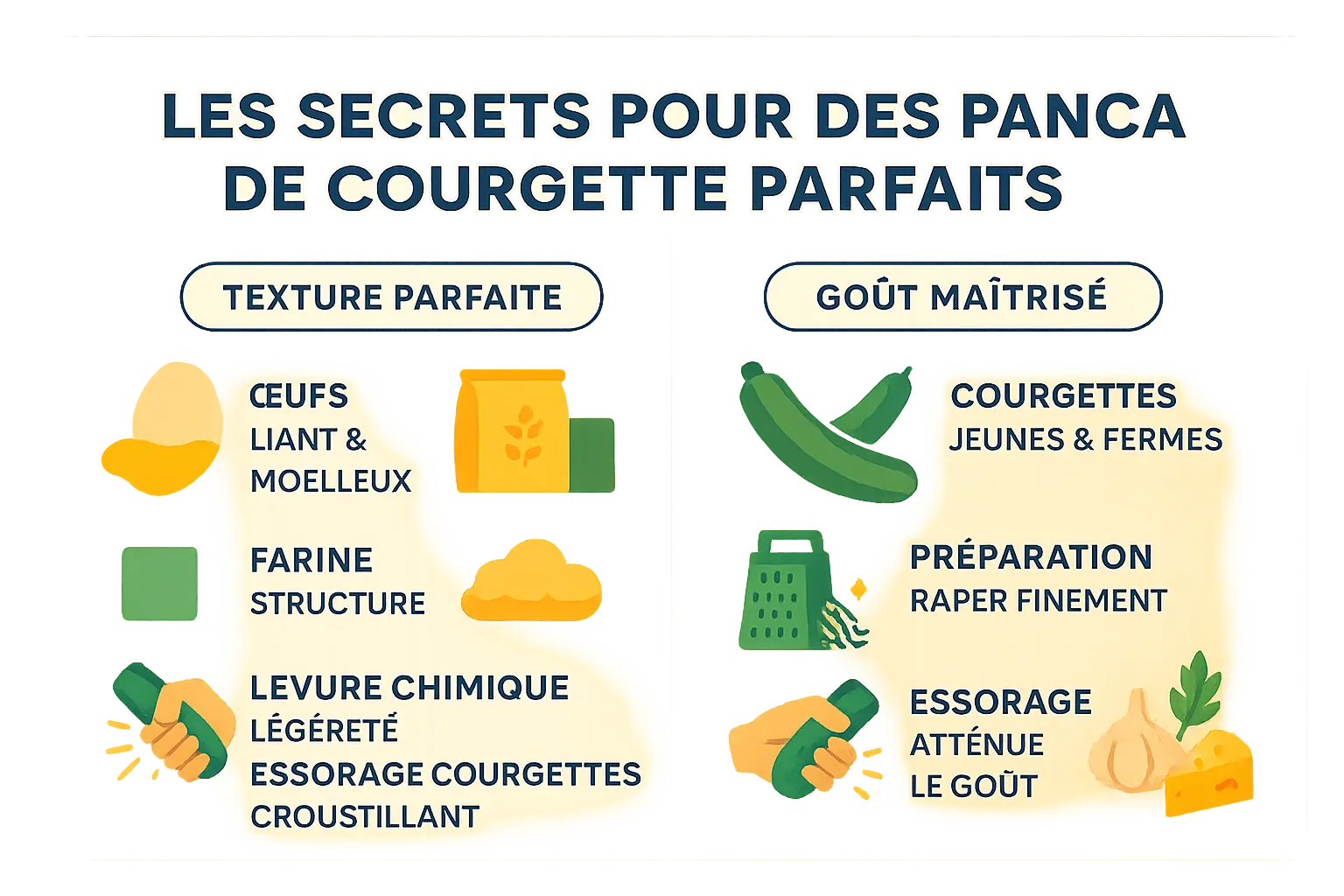 Pancakes de courgettes dorés dans une poêle