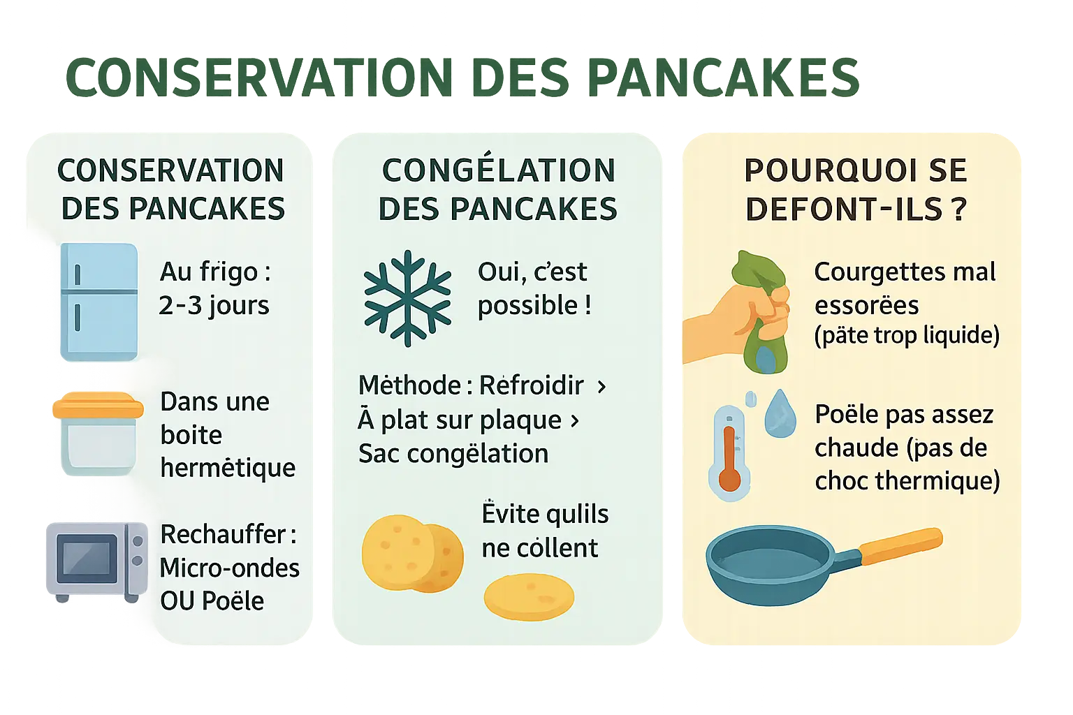Pancakes de courgettes dorés sur une assiette