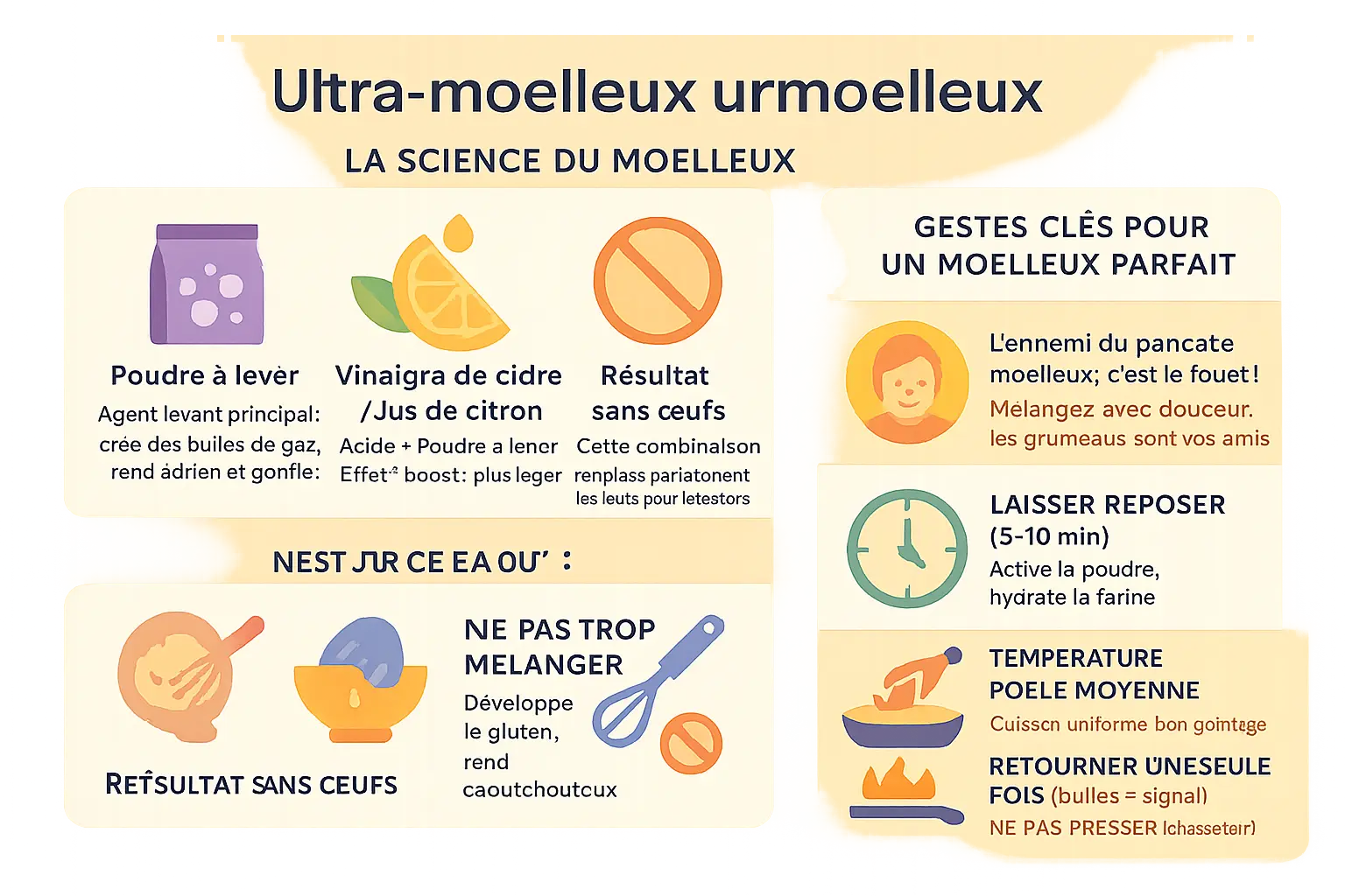 Pancakes vegan moelleux sur une assiette