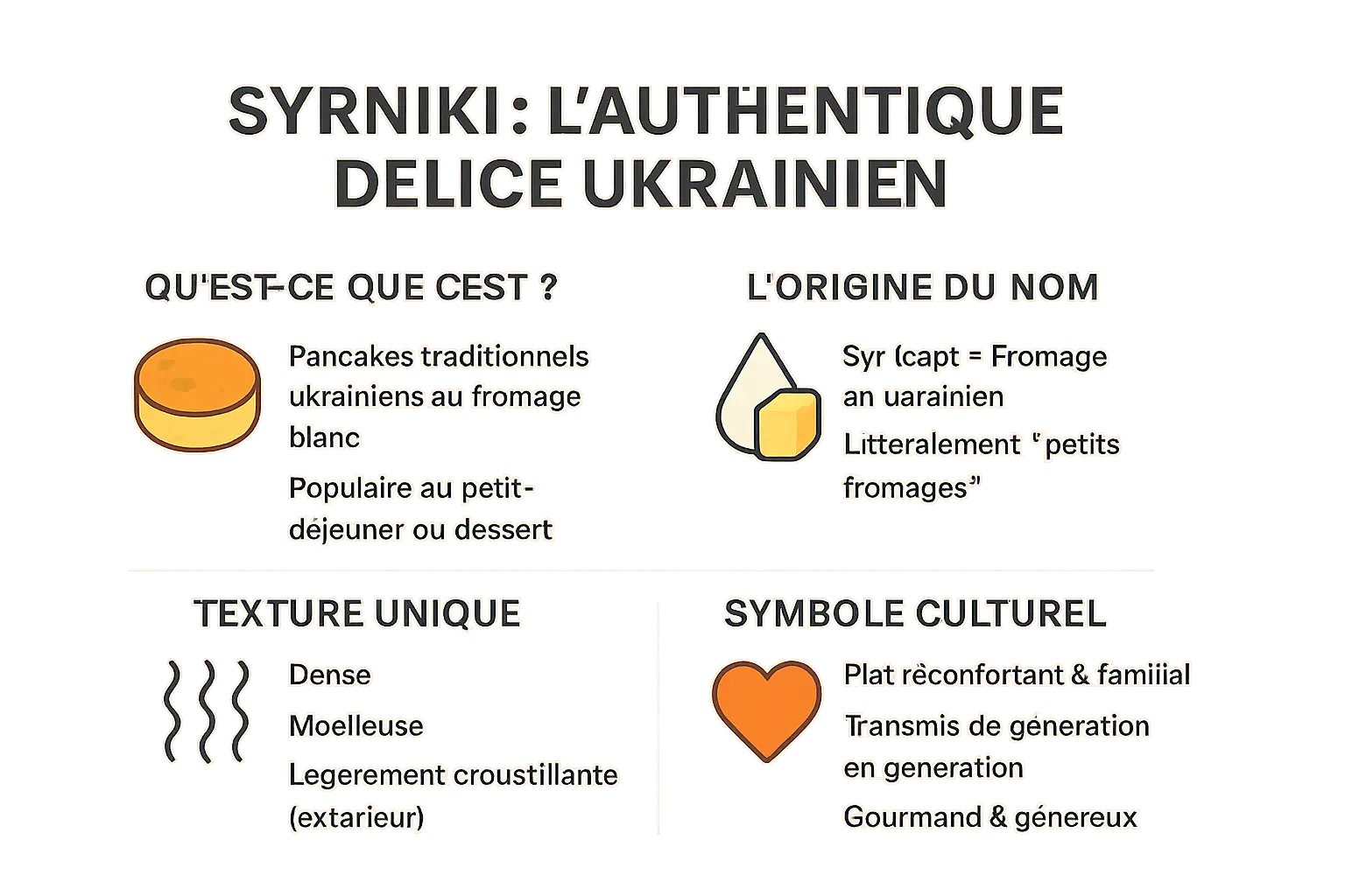 Assiette de syrniki traditionnels ukrainiens dorés avec compote et crème aigre