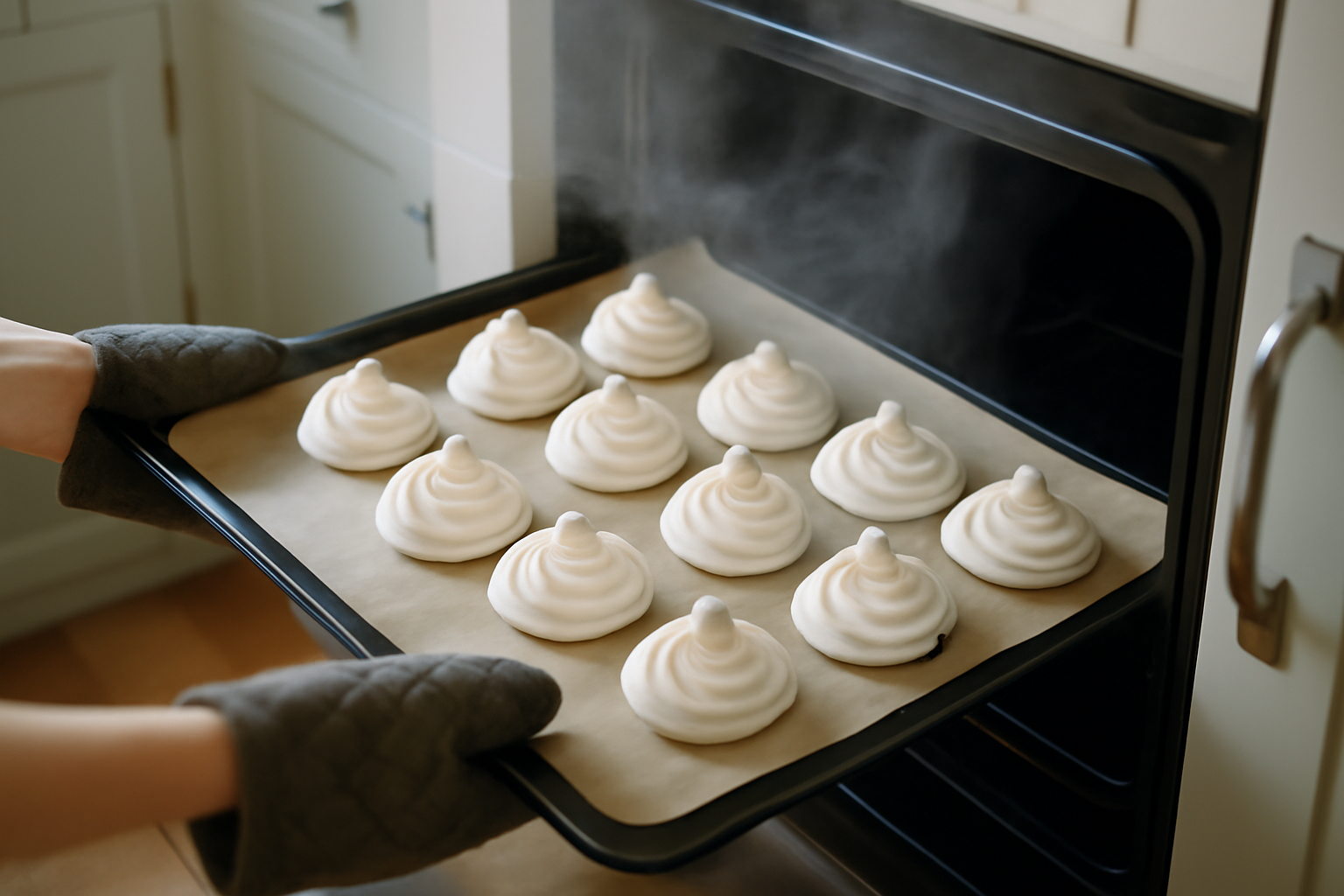 découvrez toutes les astuces et méthodes pour réussir la cuisson de vos meringues à tous les coups. conseils pratiques, temps de cuisson et techniques pour obtenir une meringue parfaite, légère et croustillante.