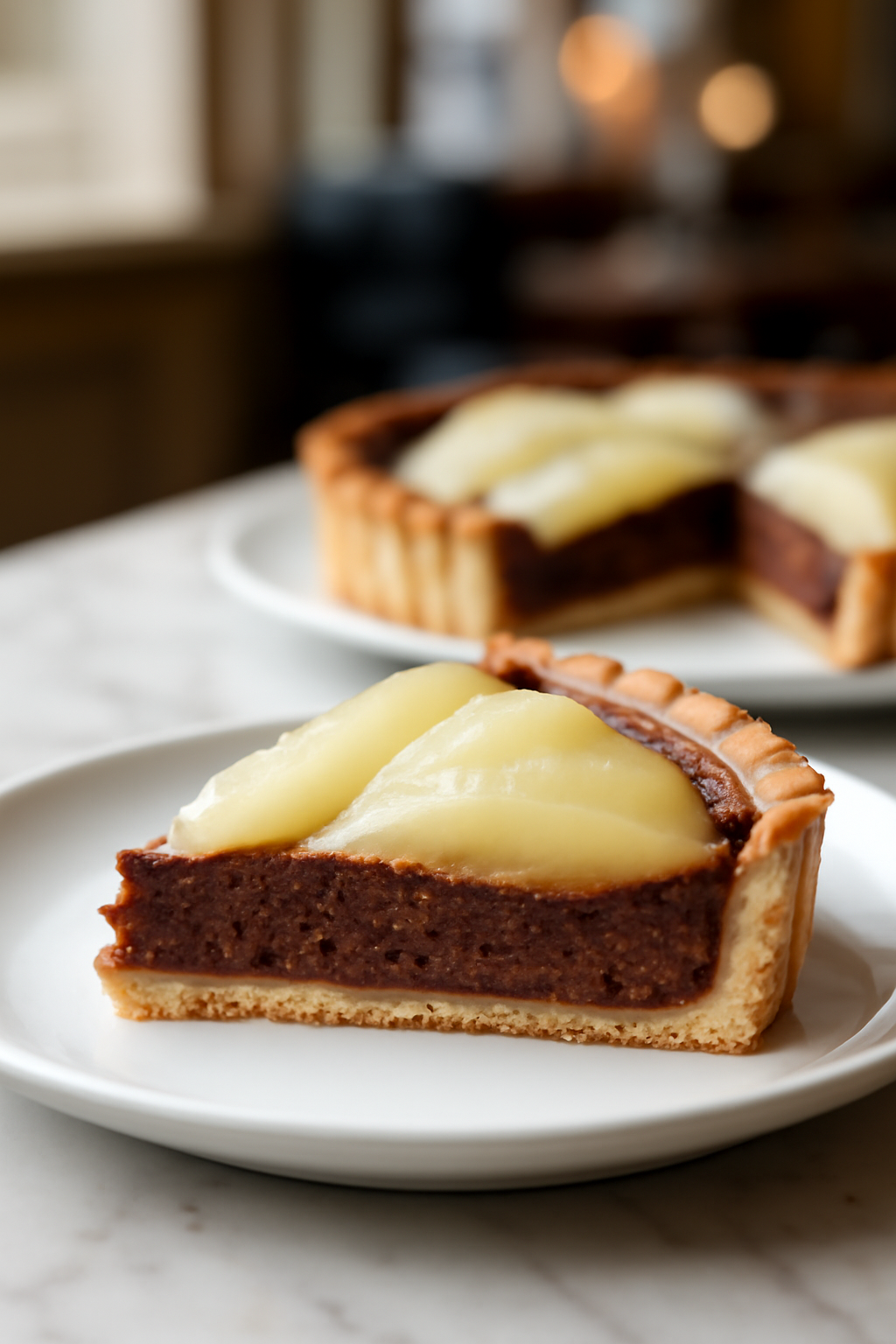 découvrez la délicieuse recette de la tarte poire chocolat de cyril lignac : une pâtisserie gourmande et facile à réaliser, parfaite pour régaler vos proches en 2025 !