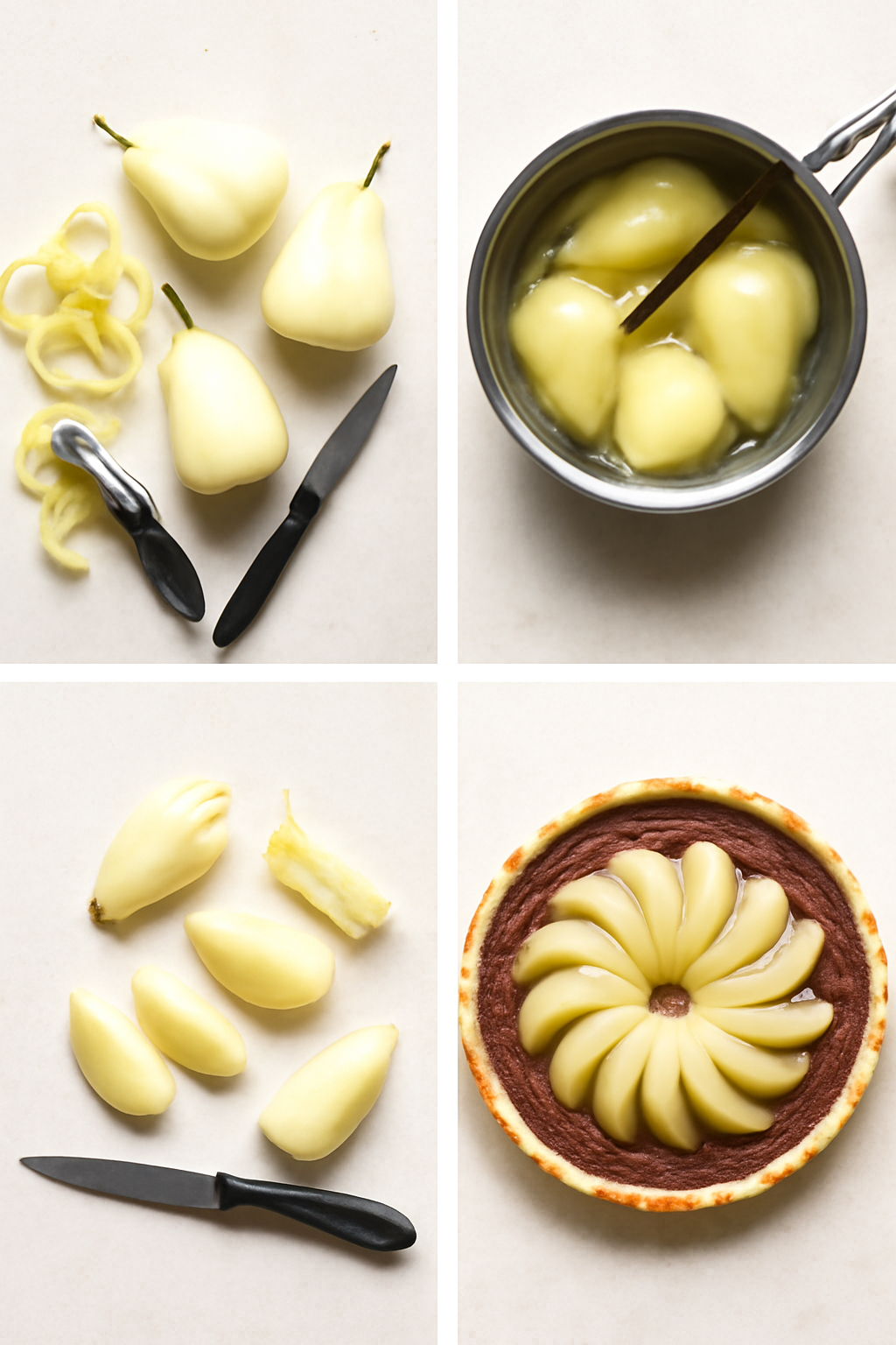 découvrez la délicieuse recette de la tarte poire chocolat de cyril lignac, un dessert gourmand et facile à réaliser. parfaite pour impressionner vos invités en 2025, cette pâtisserie associe la douceur des poires au fondant du chocolat. à tester sans attendre !